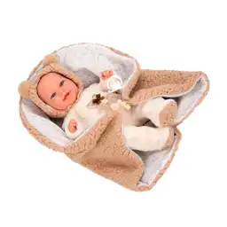 Muñeco De Peso Elegance Babyto Marron Con Manta 35 Cm Arias