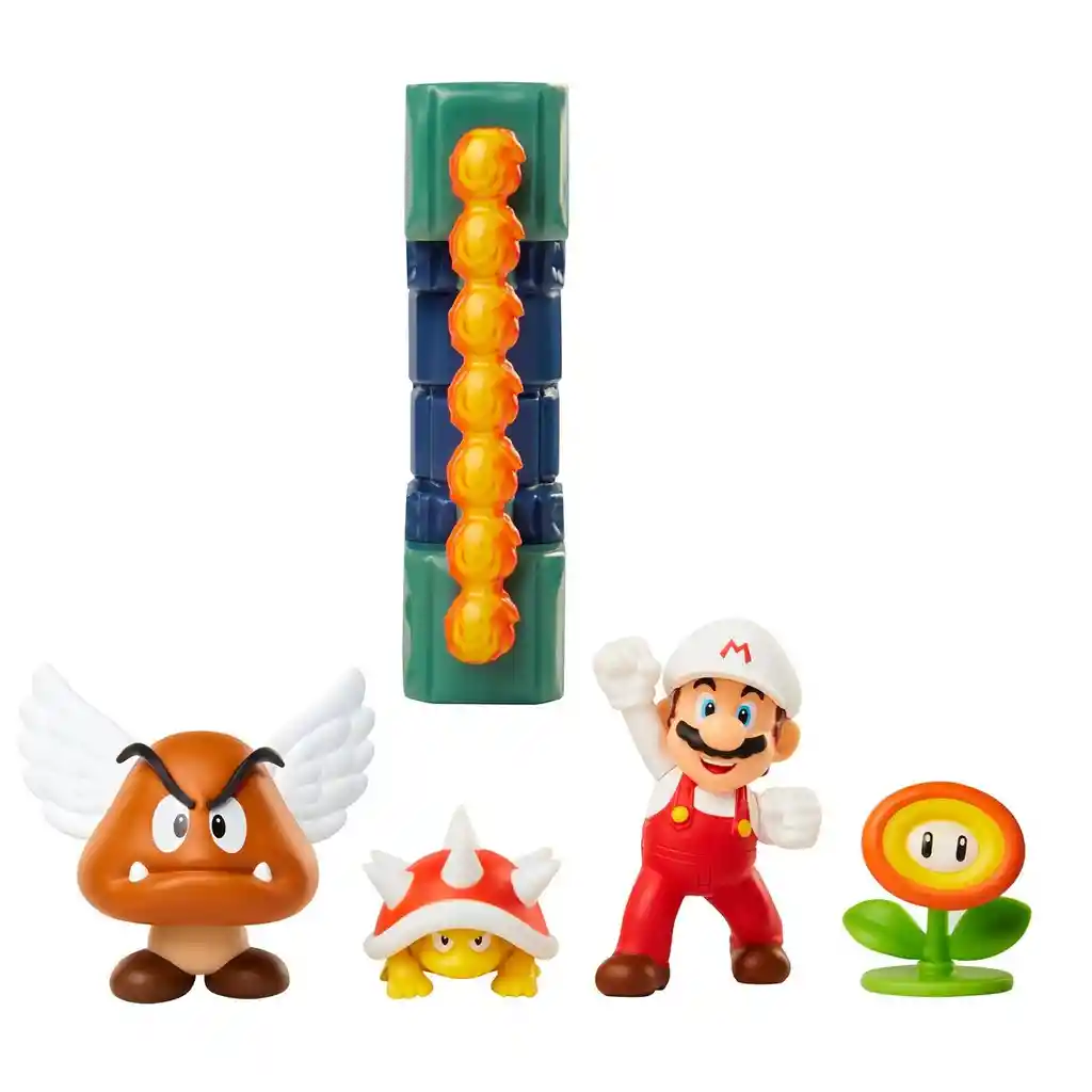 Playset Con Figura 6 Cm Lava Castle Super Mario De Nintendo
