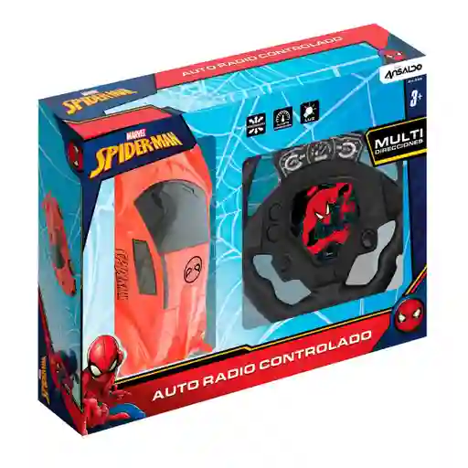 Auto Radio Controlado De 20 Cms Funcion Simple Spiderman