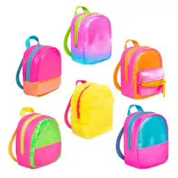 Mini Mochila Neon Con Accesorios Real Littles