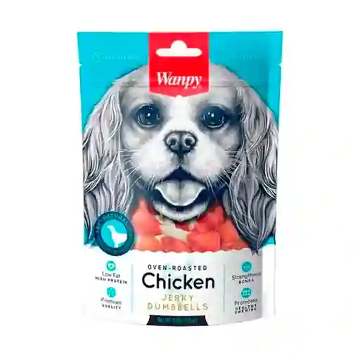 Snack Para Perro Wanpy Chicken Jerky Dumbbells 100 G