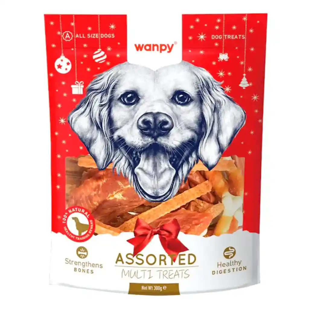 Snack Para Perro Wanpy Assorted Multi Treats 300 G