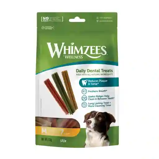 Whimzees Dental Treats Stix Medium 7 Unid