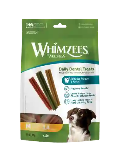 Whimzees Dental Treats Stix Medium 14 Unid