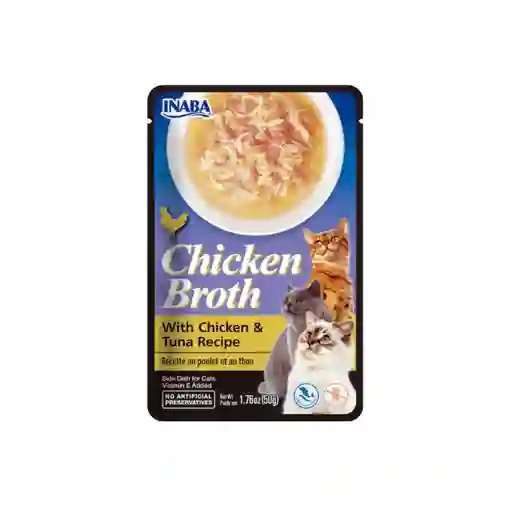 Churu Chicken Broth Pollo Y Atún Para Gatos 50 Gr