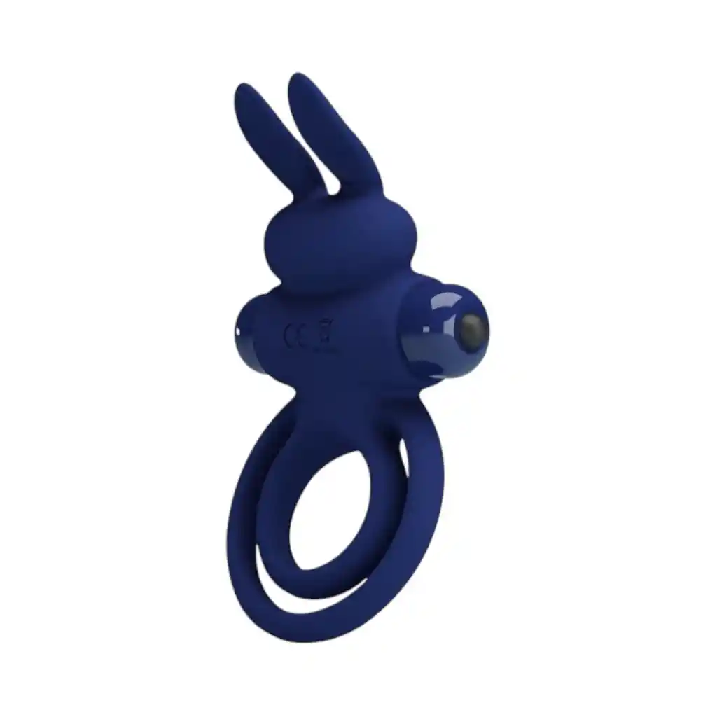 Anillo Conejito Vibrador Doble Darey Azul