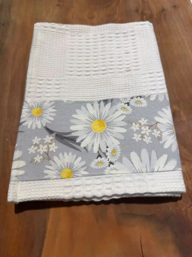 Paños De Cocina Algodon Sin Pelusa Color Crema