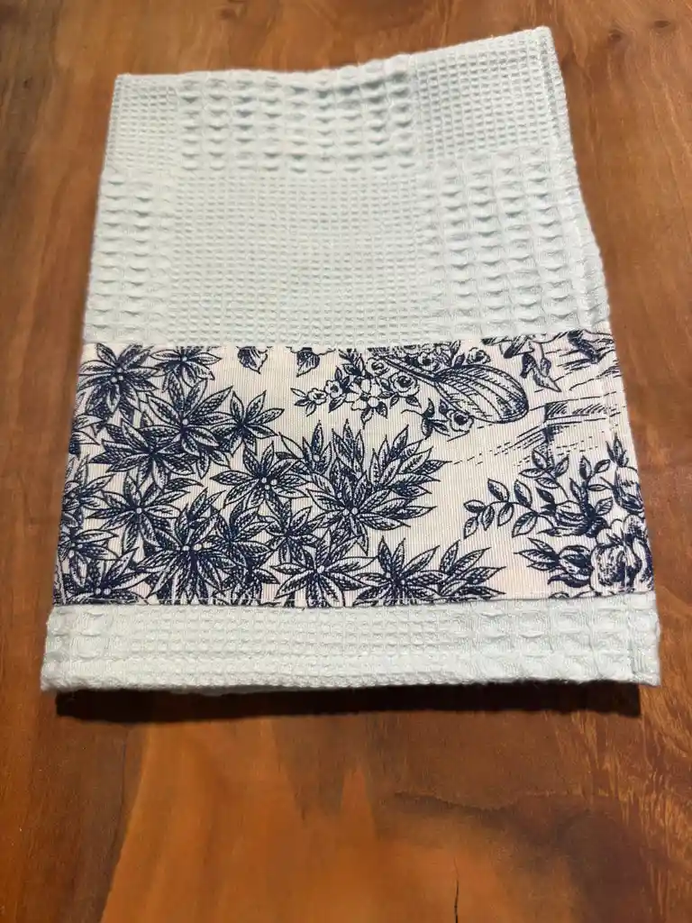 Paños De Cocina Algodon Sin Pelusa Color Celeste Claro