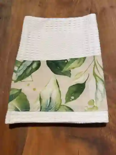 Paños De Cocina Algodon Sin Pelusa Color Blanco