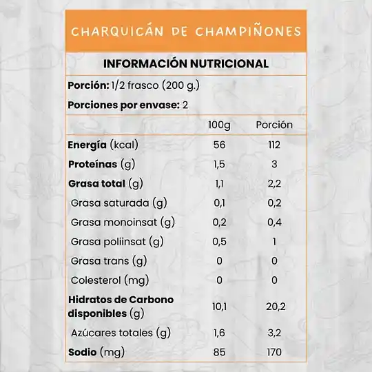 Charquican De Champiñones