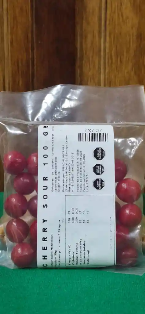 Frutos Seco Cherry Sour 100gr