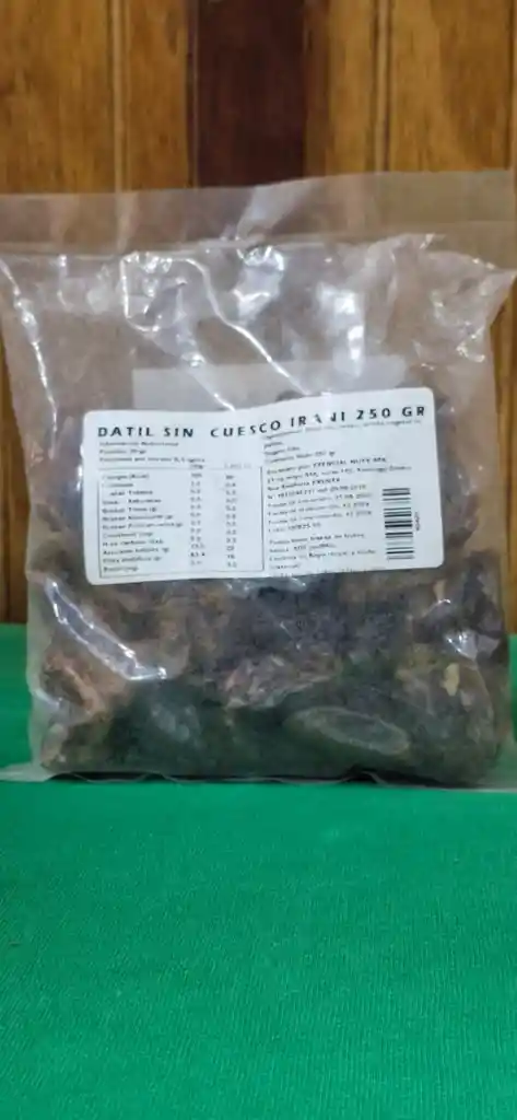 Fruto Seco Datil Sin Cuesco 250gr