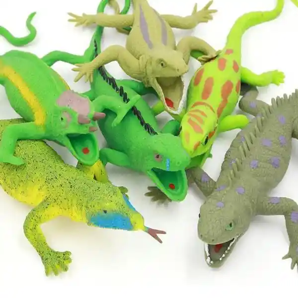 Animales Lagartos De Goma Suave – Mile