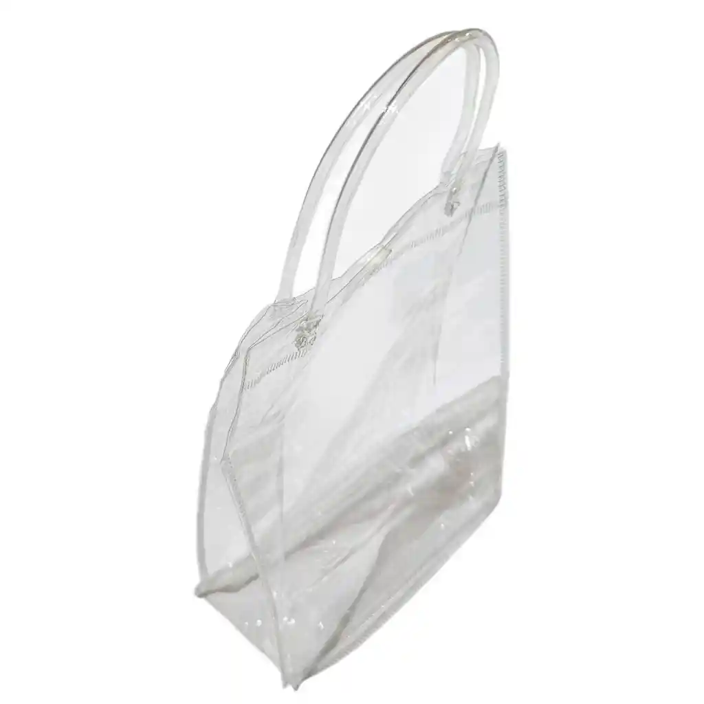 Bolsas De Plástico Transparente Con Asa De Mano 19x6x6cm
