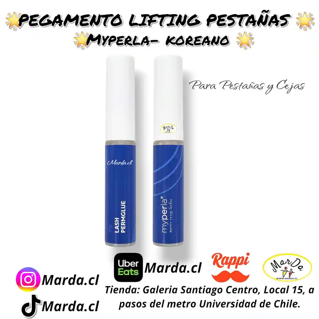 Adhesivo Pegamento De Pestañas My Perla Para Lifting De Pestañas Rizado