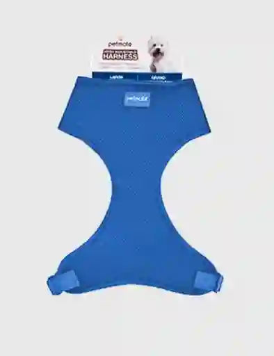 Mesh Arnés Para Mascotas Azul Talla L