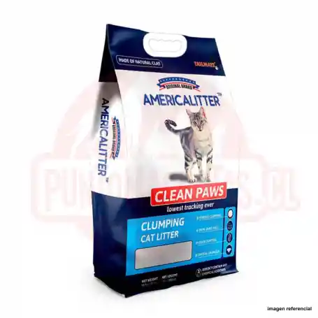 Arena Sanitaria Americalitter Clean Paws 7 Kilos