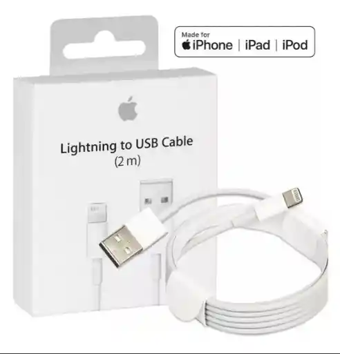 Cable Usb A Lightning 2 Metros Apple Certificado