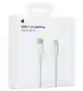 Cable Usb-c A Lightning 2 Metros Apple Certificado