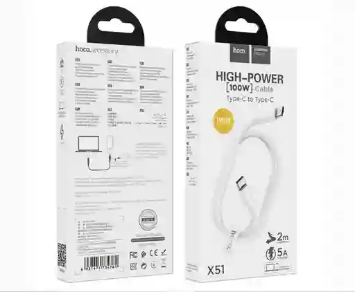 Cable C A C 100w 2 Metros Alta Potencia