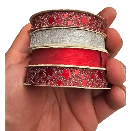 Washitapes Brillantes 1,2cm X 5cm Pack 4 Unidades