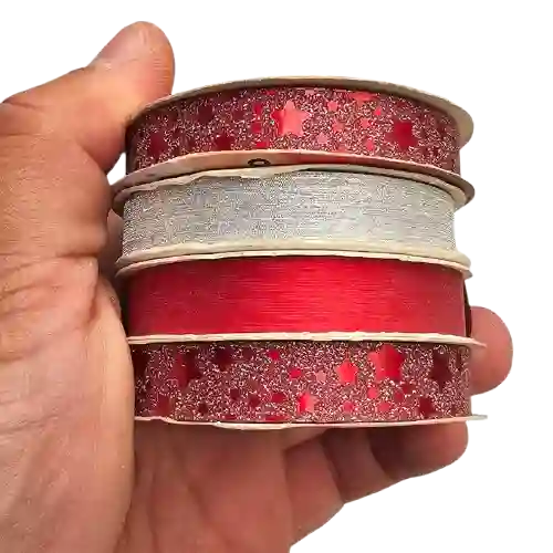 Washitapes Brillantes 1,2cm X 5cm Pack 4 Unidades