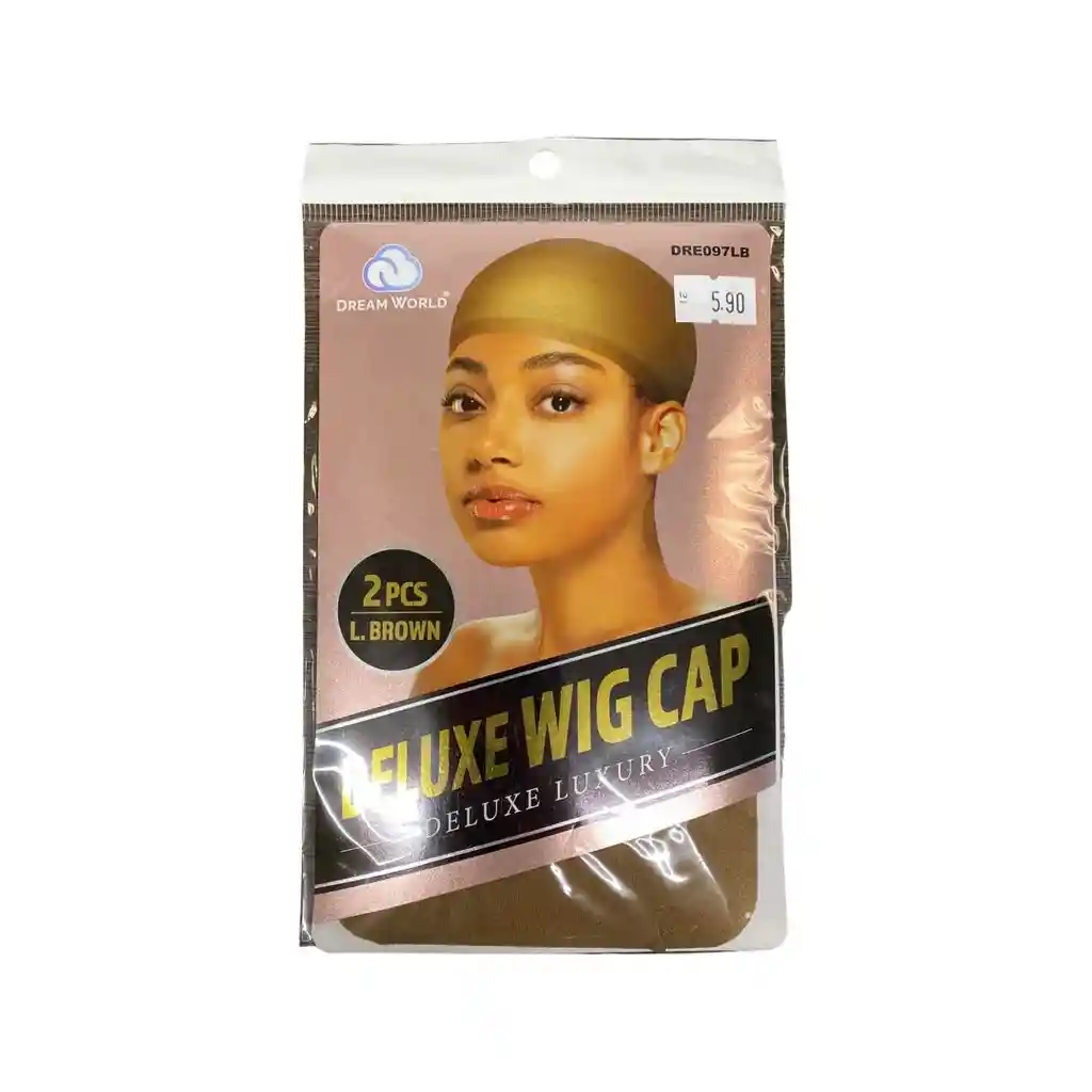 Deluxe Wig Cap 2 Piezas Color Natural (talla Única)