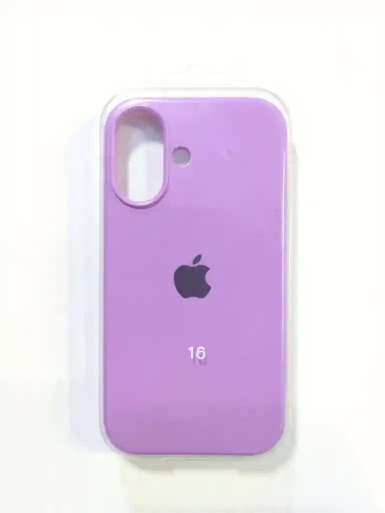 Funda De Silicona Lila Iphone 16