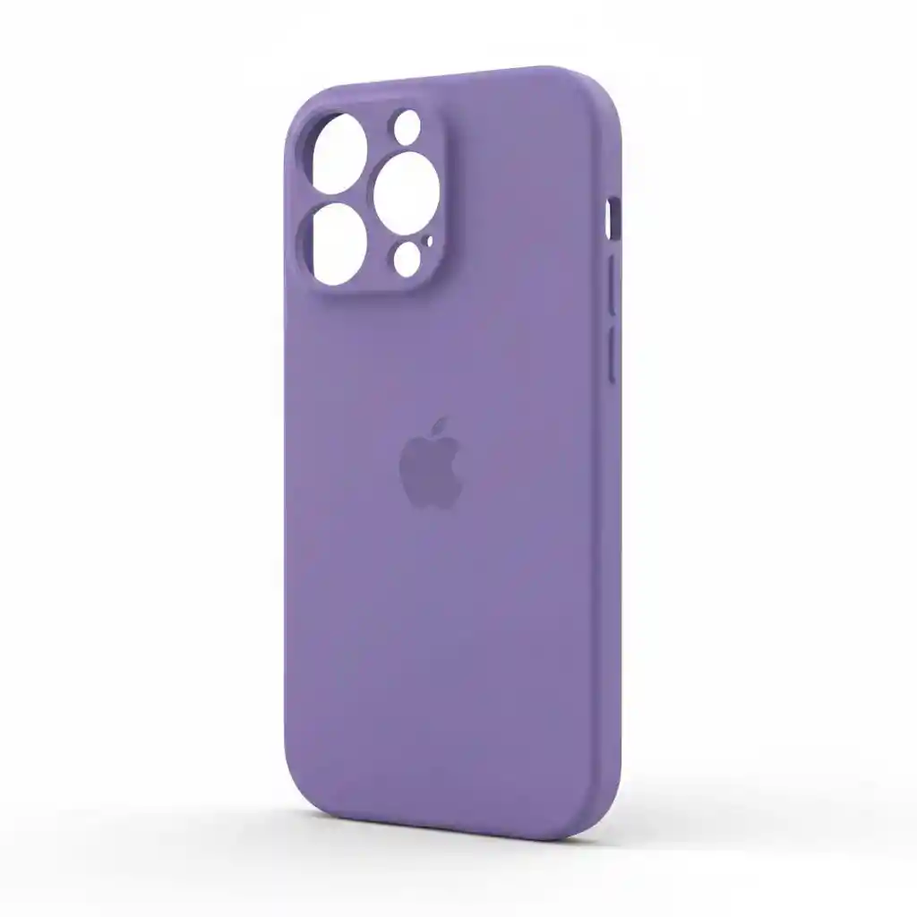 Funda De Silicona Morada Iphone 16 Pro