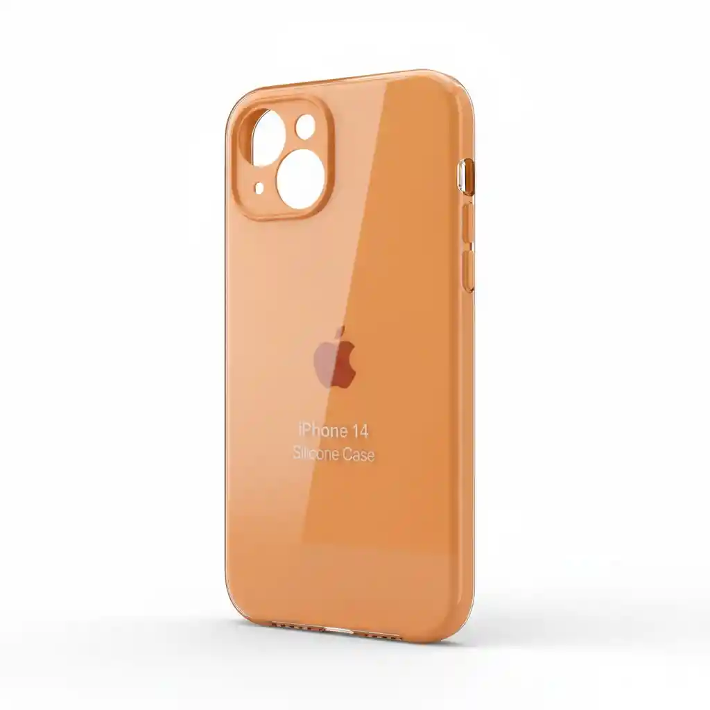 Funda De Silicona Naranja Iphone 13 / 14