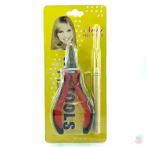 Set De Herramientas Nuki Yali Tools | Pinza Y Aguja Crochet Para Extensiones