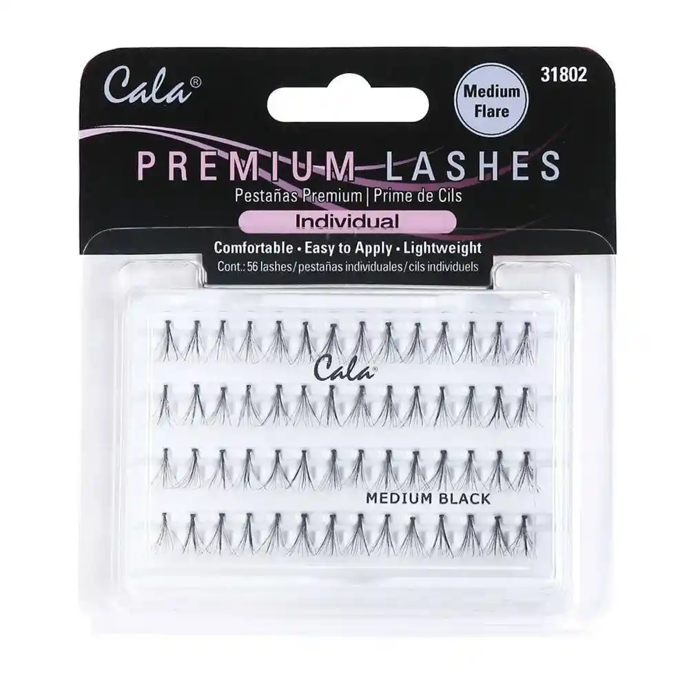 Pestañas Individuales Elly Fashion 12 Mm | Efecto Natural Y Ligero