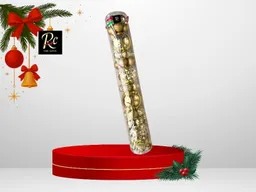 Esferas Decorativas Doradas Decoración Navideña, Diferentes Tamaños (44 Unidades)