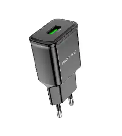 Cargador Adaptador 18w Sin Cable Usb Qc3.0 - Borofone Ba59a