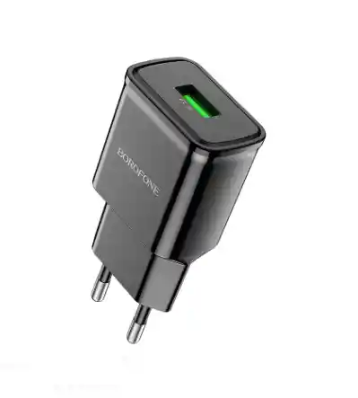 Cargador Adaptador 18w Sin Cable Usb Qc3.0 - Borofone Ba59a