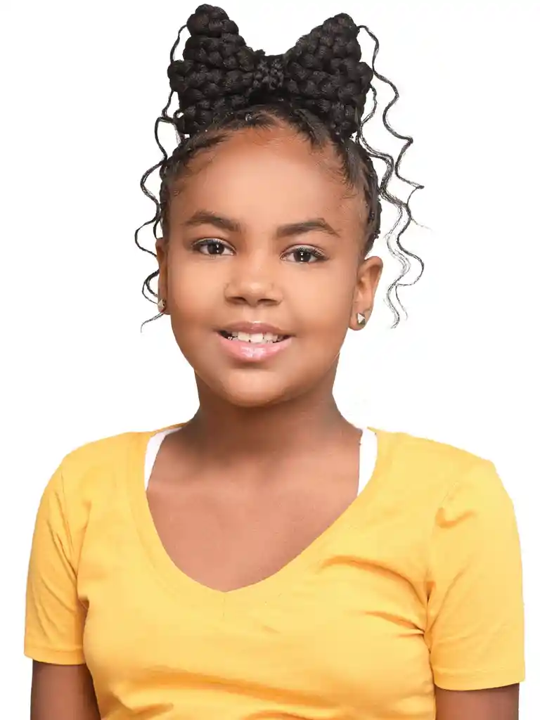 Moña Coleta Destiny Kids Braided Bow | Color 2