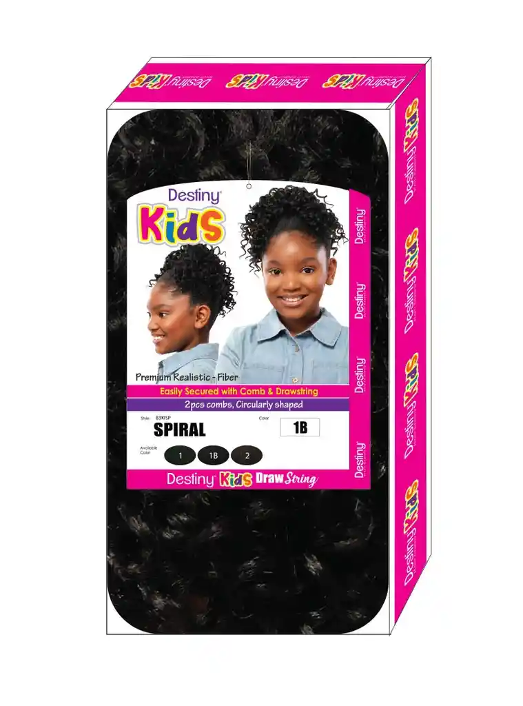 Moña Coleta Destiny Kids Spiral | Color 1