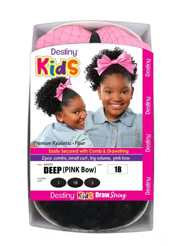 Moña Coleta Janet Every Time Afro Kid String | Color 2