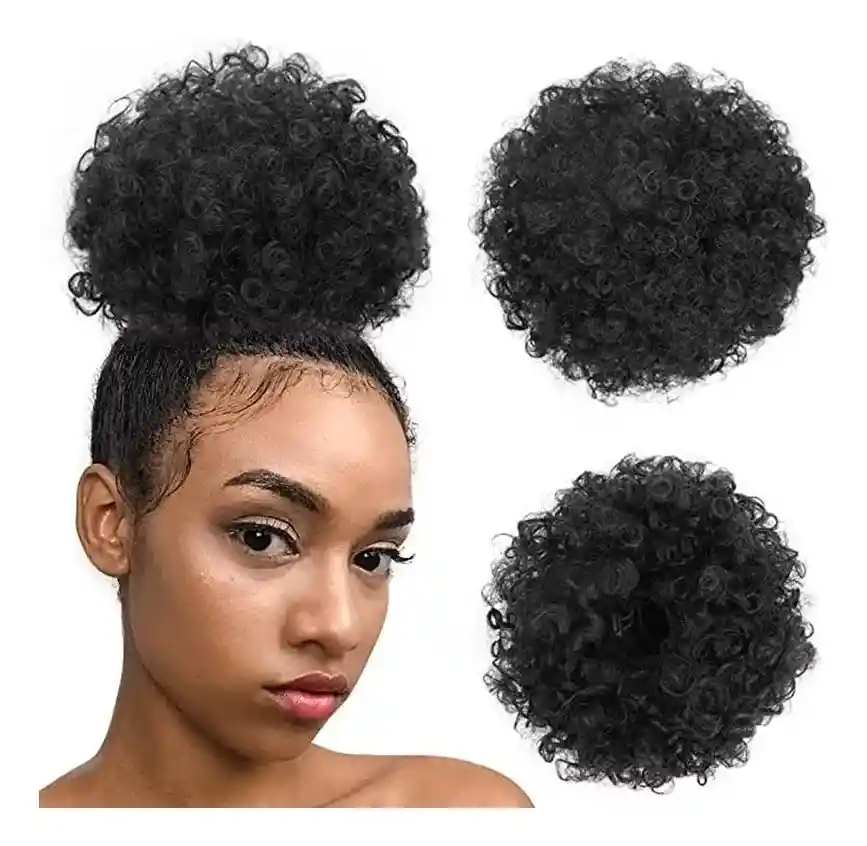 Moña Coleta Janet Everytime Afro Puff | Color 1