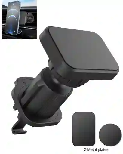 Soporte Para Auto De Iman Agarre A La Rejilla Preciso Y Fuerte