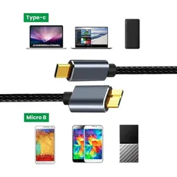 Cable Datos Usb C - Usb Micro B Disco Duro Hdd