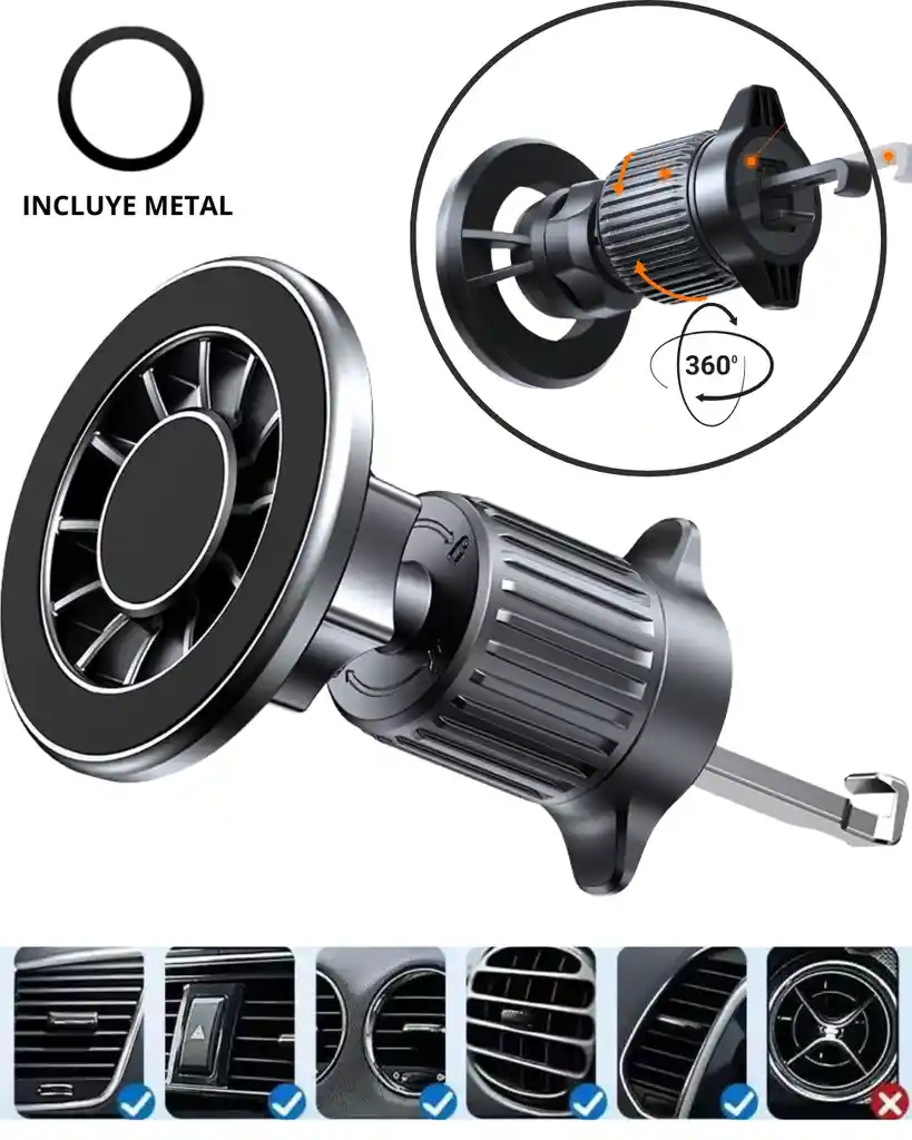 Soporte Magnetico Para Celular De Fuerte Adherencia Compatible Con Magsafe