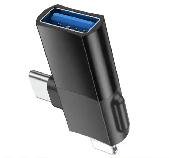 Adaptador 2 En 1 Lightning - Tipo C A Usb - Hoco Ua17