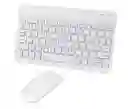 Kit Teclado+mouse Para Ipad Tablet Teléfono Tv - Bluetooth