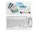 Kit Teclado+mouse Para Ipad Tablet Teléfono Tv - Bluetooth