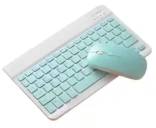Kit Teclado+mouse Para Ipad Tablet Teléfono Tv - Bluetooth