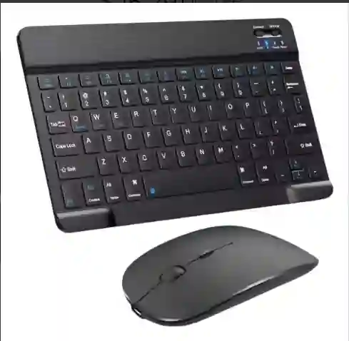 Kit Teclado+mouse Para Ipad Tablet Teléfono Tv - Bluetooth