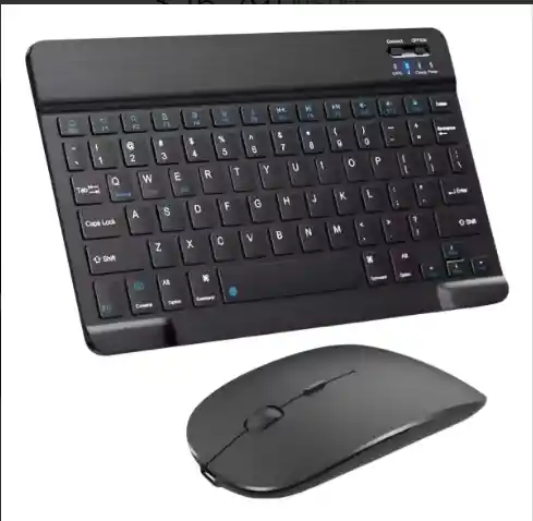 Kit Teclado+mouse Para Ipad Tablet Teléfono Tv - Bluetooth