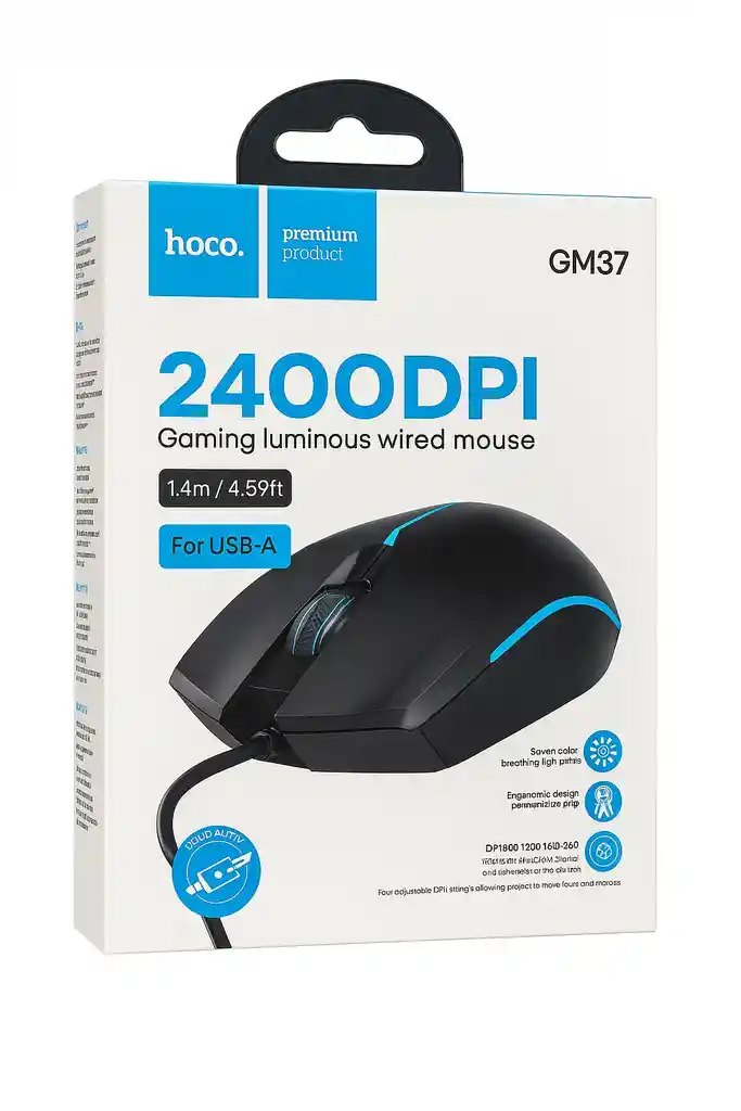 Mouse Gamer - Hoco Gm37