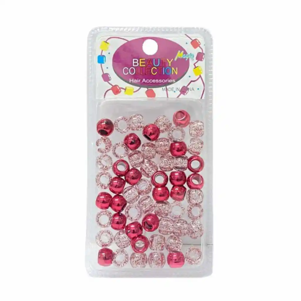 Shakiras Cuentas Para Trenzas Peinados |rojas Con Brillos